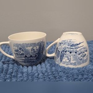Wedgwood Countryside Blue Flat Cup